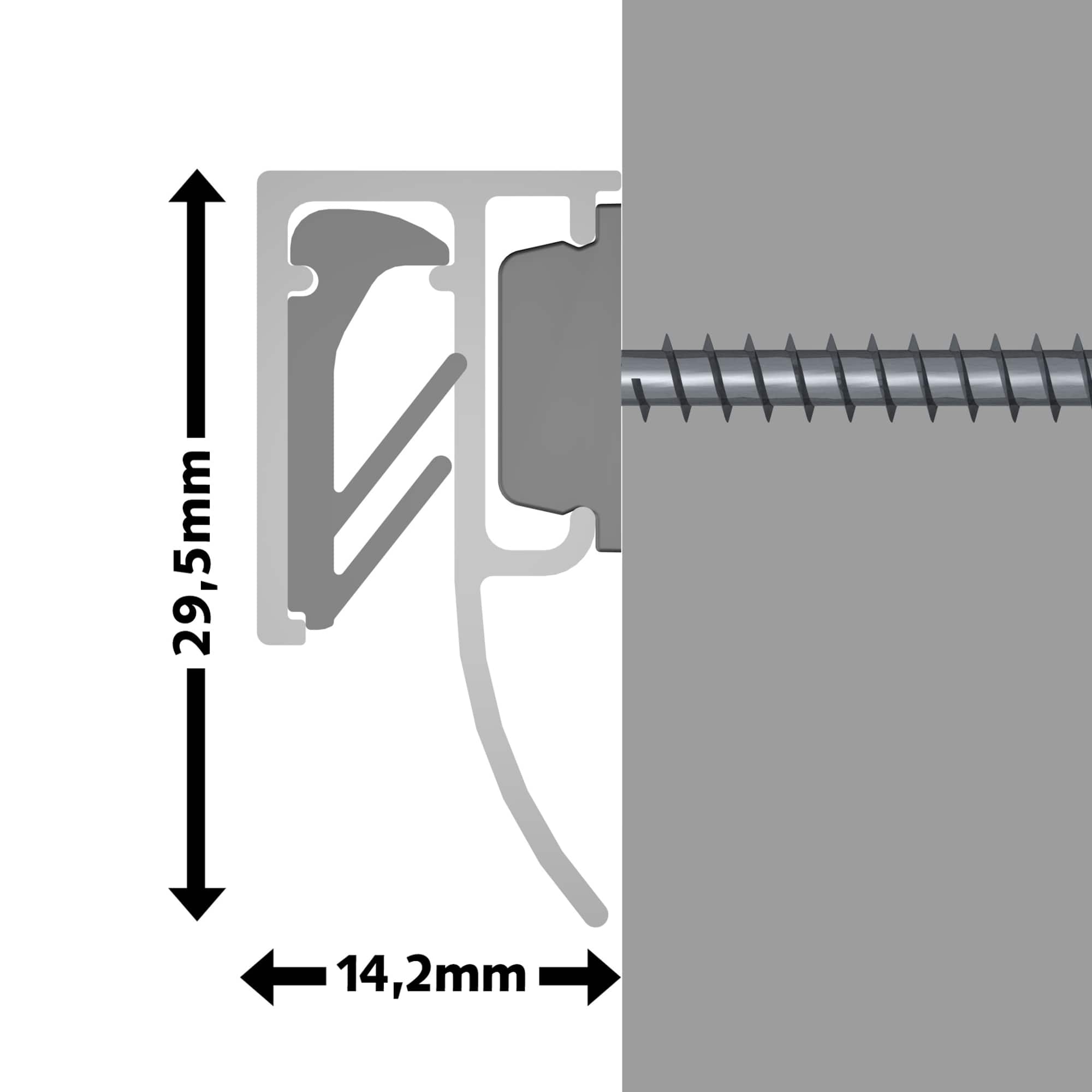 HangZ™ 20" Paper Hanging Rail